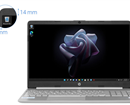 Notebook HP 15S-FQ5077TU-6K797PA Intel Core i7-1255U/8GB/512GB SSD/15.6 FHD/Win11H/Silver KoVAT